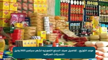 موعد التوزيع.. تفاصيل صرف السلع التموينية لشهر سبتمبر 2025 وأبرز التحديثات المرتقبة